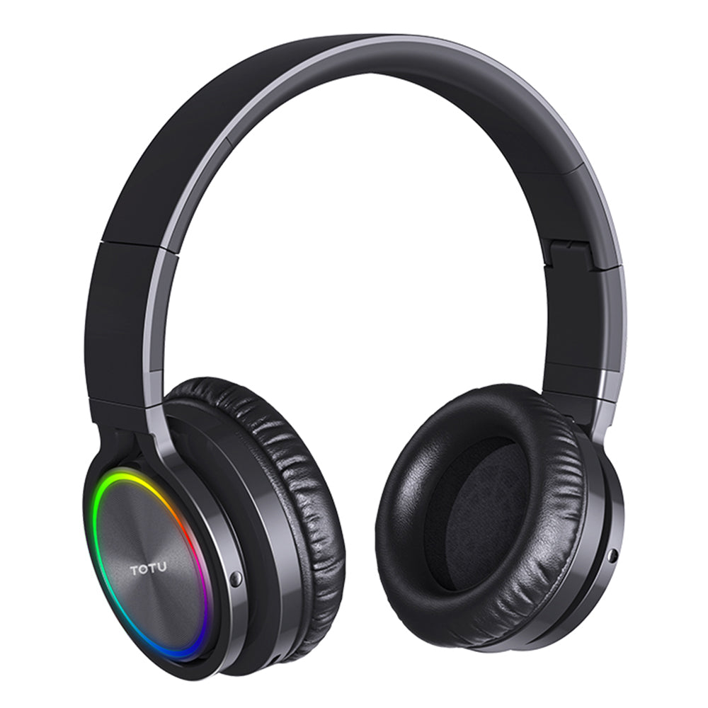 TOTU B12 Bluetooth Headphones Over-Ear RGB Light Foldable Gaming Music Headset TOTU B12 Bluetooth Headphones Over-Ear RGB Light Foldable Gaming Music Headset